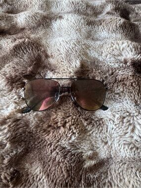 Classic Aviator Sunglasses in Brown Gradient Lenses